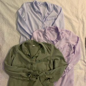3-Pack Tencel Blouses
